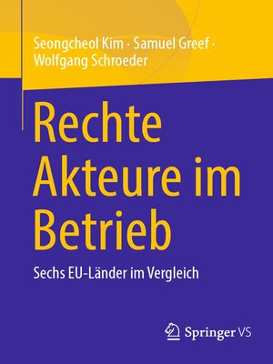 cover image of Rechte Akteure im Betrieb